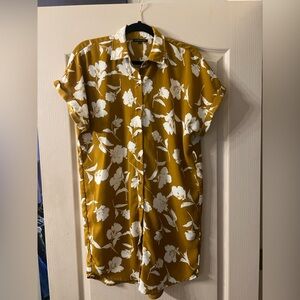 Staccato Mustard and White Floral Shirt